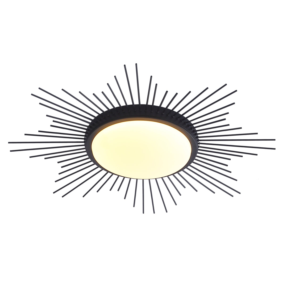1-Light Geometric Circle LED Flush Mount Lighting – alternative view 8