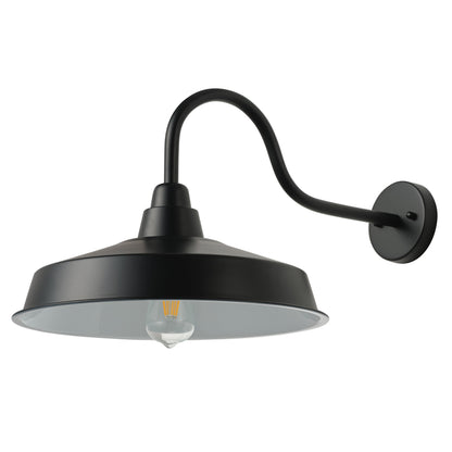 1-Light Metal Disc-Shaped Wall Sconces Outdoor Lights – Everden Living