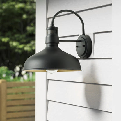 1-Light Metal Dome Shade Wall Sconces Outdoor Lights – alternative view 5