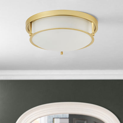 2-Lights Classic Modern Dimmable Flush Mount Lighting – alternative view 3