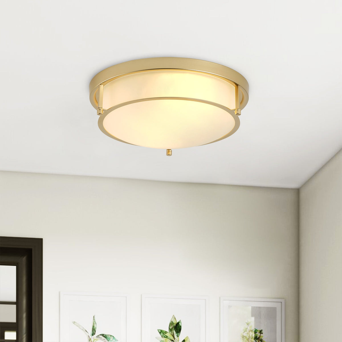 2-Lights Classic Modern Dimmable Flush Mount Lighting – alternative view 5