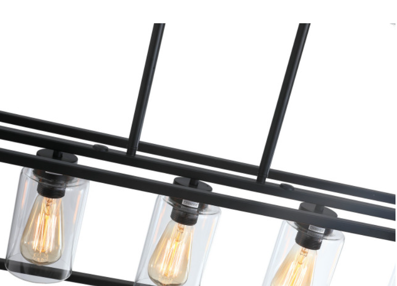 5-Lights Industrial Linear Kitchen Island Lights – alternative view 7