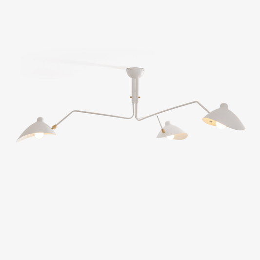 Modern Multi-Arm Semi-Flush Ceiling Light by Everden Living
