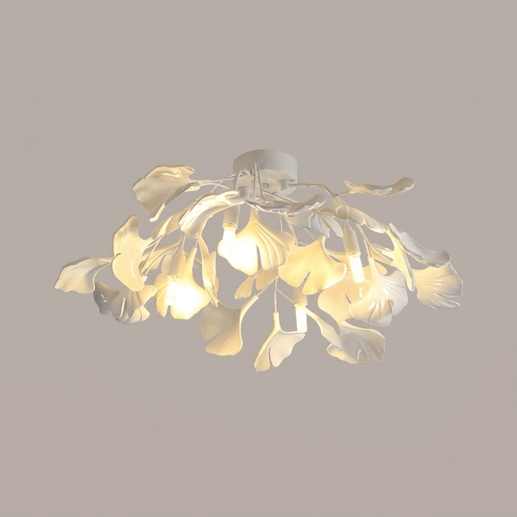 Ginkgo Leaf Ceramic Ceiling Light, alternative view 17
