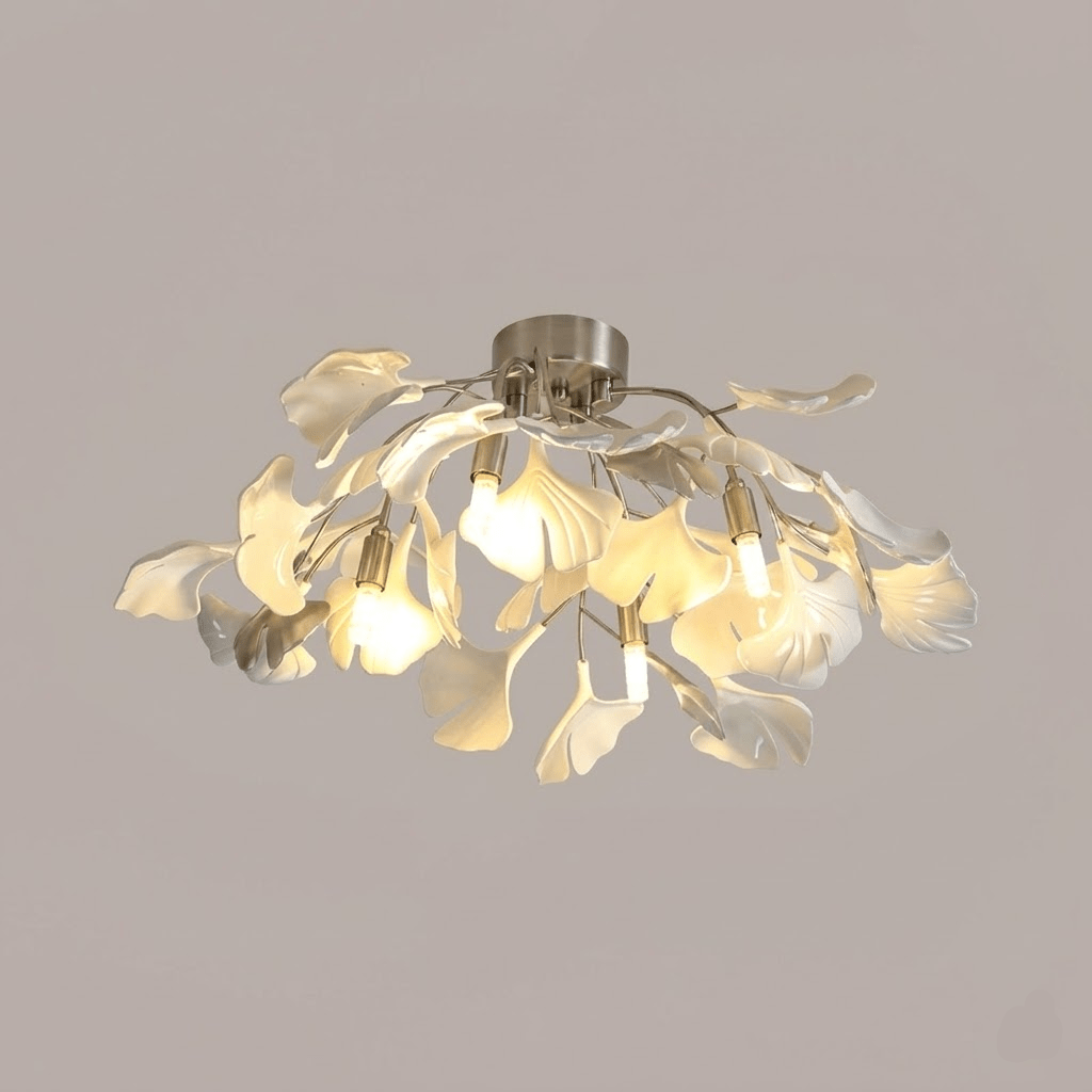 Ginkgo Leaf Ceramic Ceiling Light, alternative view 16