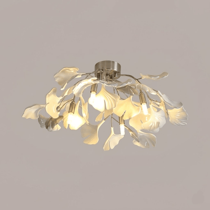 Ginkgo Leaf Ceramic Ceiling Light, alternative view 16