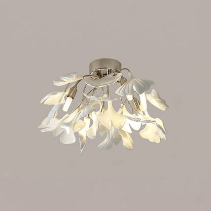 Ginkgo Leaf Ceramic Ceiling Light, alternative view 13