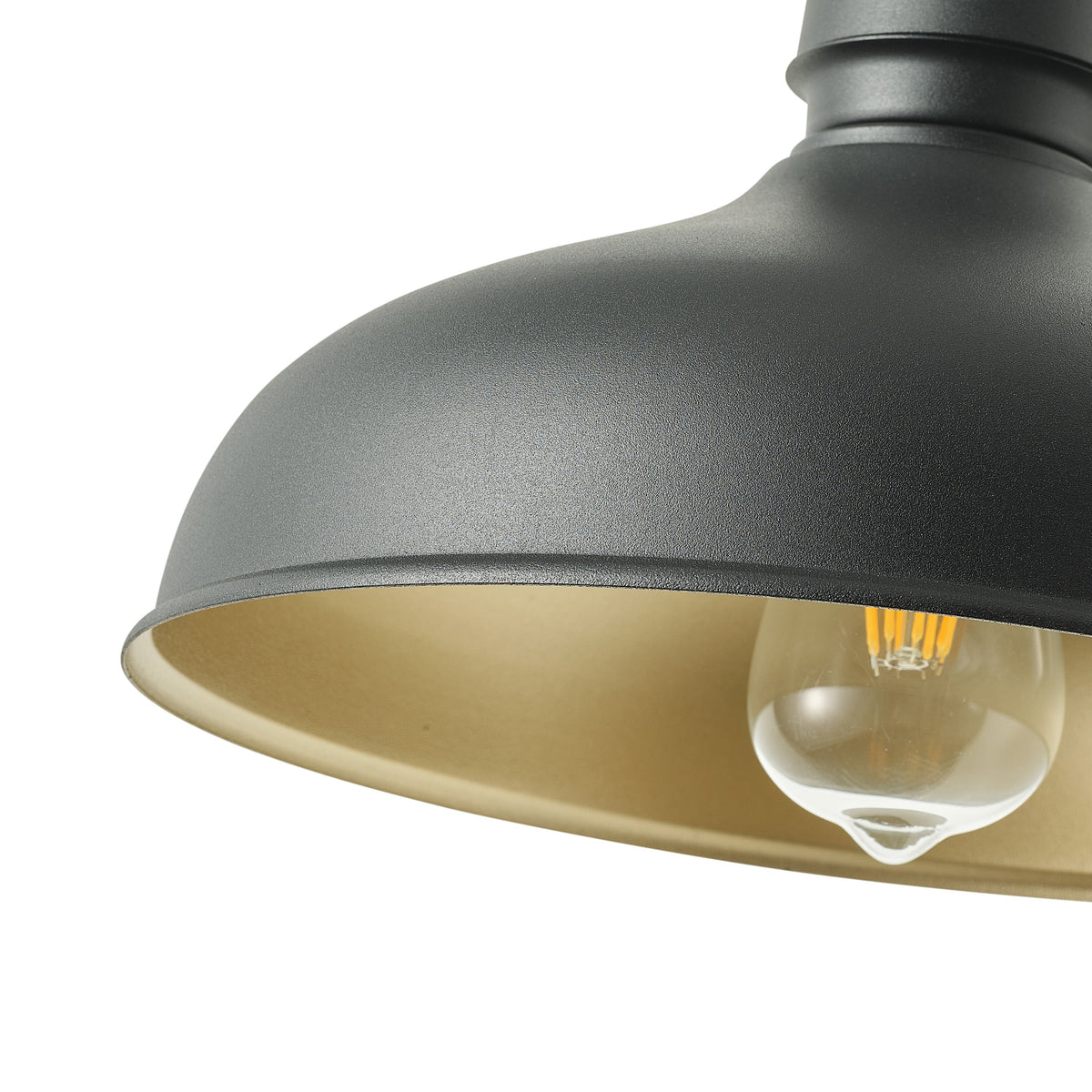 1-Light Metal Dome Shade Wall Sconces Outdoor Lights – alternative view 7