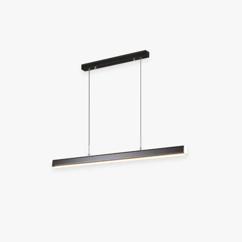 Thala Modern Linear Metal LED Pendant Light Black/Brown – Everden Living
