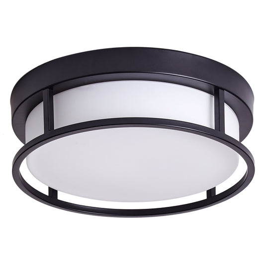 2-Lights Round Shade Flush Mount Lighting – Everden Living