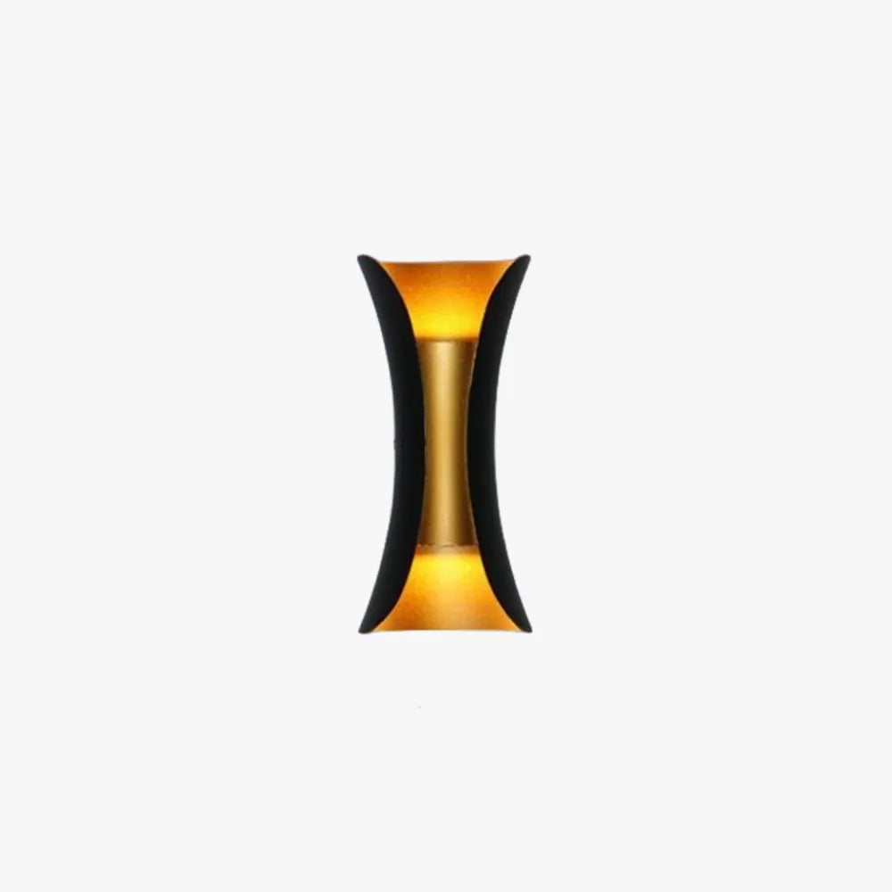 Noxel Curved Outdoor Wall Mounted Led Lamp – Everden Living