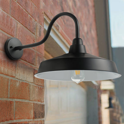1-Light Metal Disc-Shaped Wall Sconces Outdoor Lights – alternative view 5