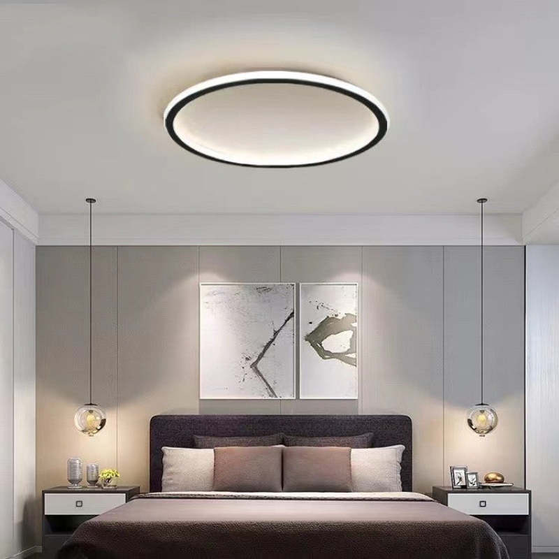 Quasso Flush Mount Ceiling Light Modern LED Round – alternative view 4