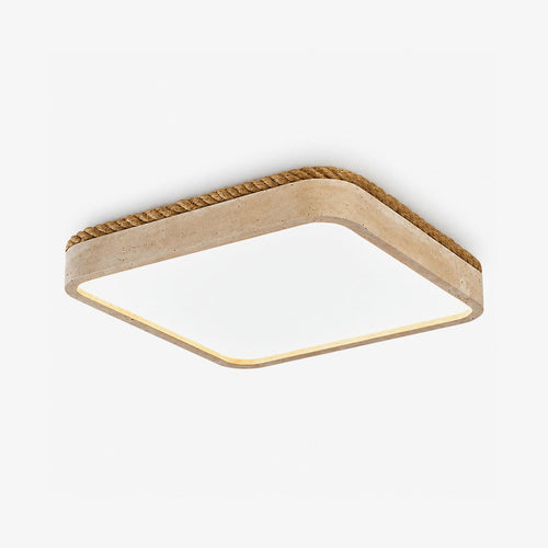 Architectural Travertine Flush Ceiling Light by Everden Living