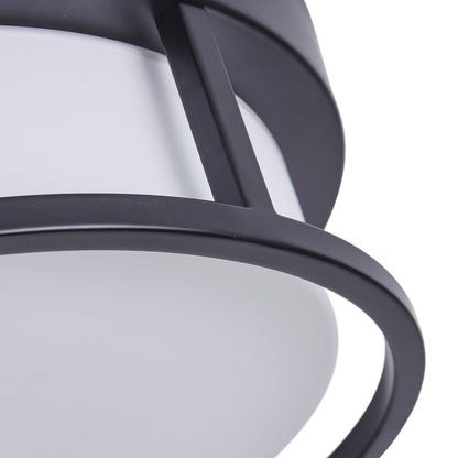 2-Lights Round Shade Flush Mount Lighting – alternative view 7