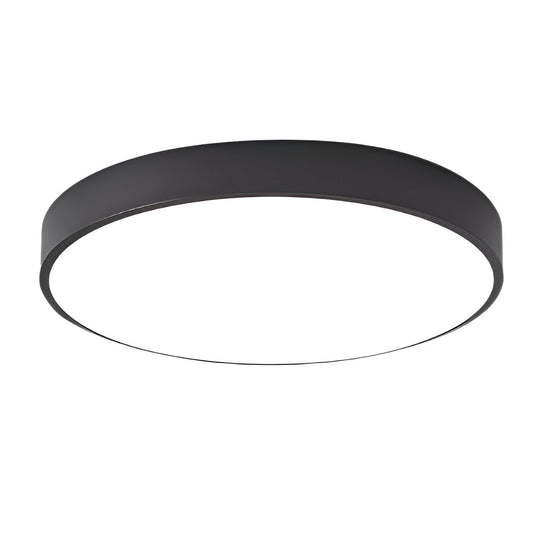 Low-Profile Round LED Ceiling Light With Minimal Frame – Everden Living