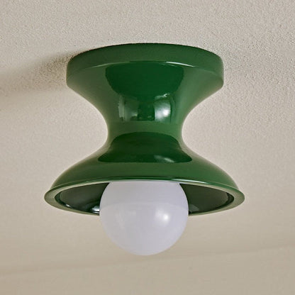 Bobbin-Shaped Resin Flush Ceiling Light, alternative view 11