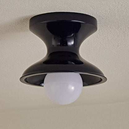 Bobbin-Shaped Resin Flush Ceiling Light, alternative view 12