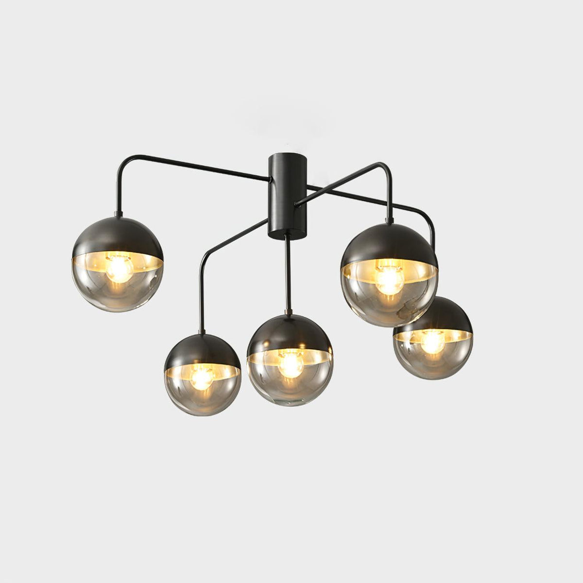 Brass Multi-Globe Ceiling Light, alternative view 9
