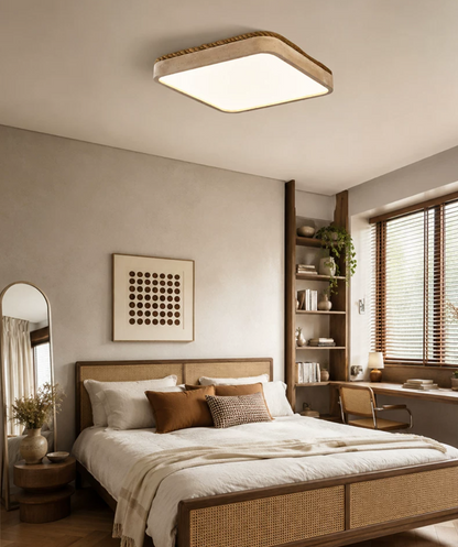 Architectural Travertine Flush Ceiling Light, alternative view 7