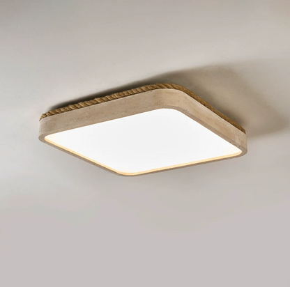 Architectural Travertine Flush Ceiling Light, alternative view 9