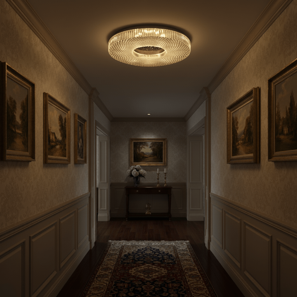 Modern Round LED Flush Ceiling Light, alternative view 5