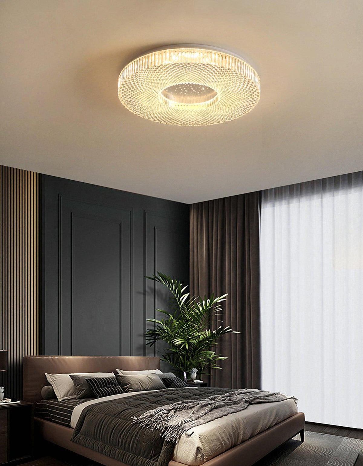 Modern Round LED Flush Ceiling Light, alternative view 6