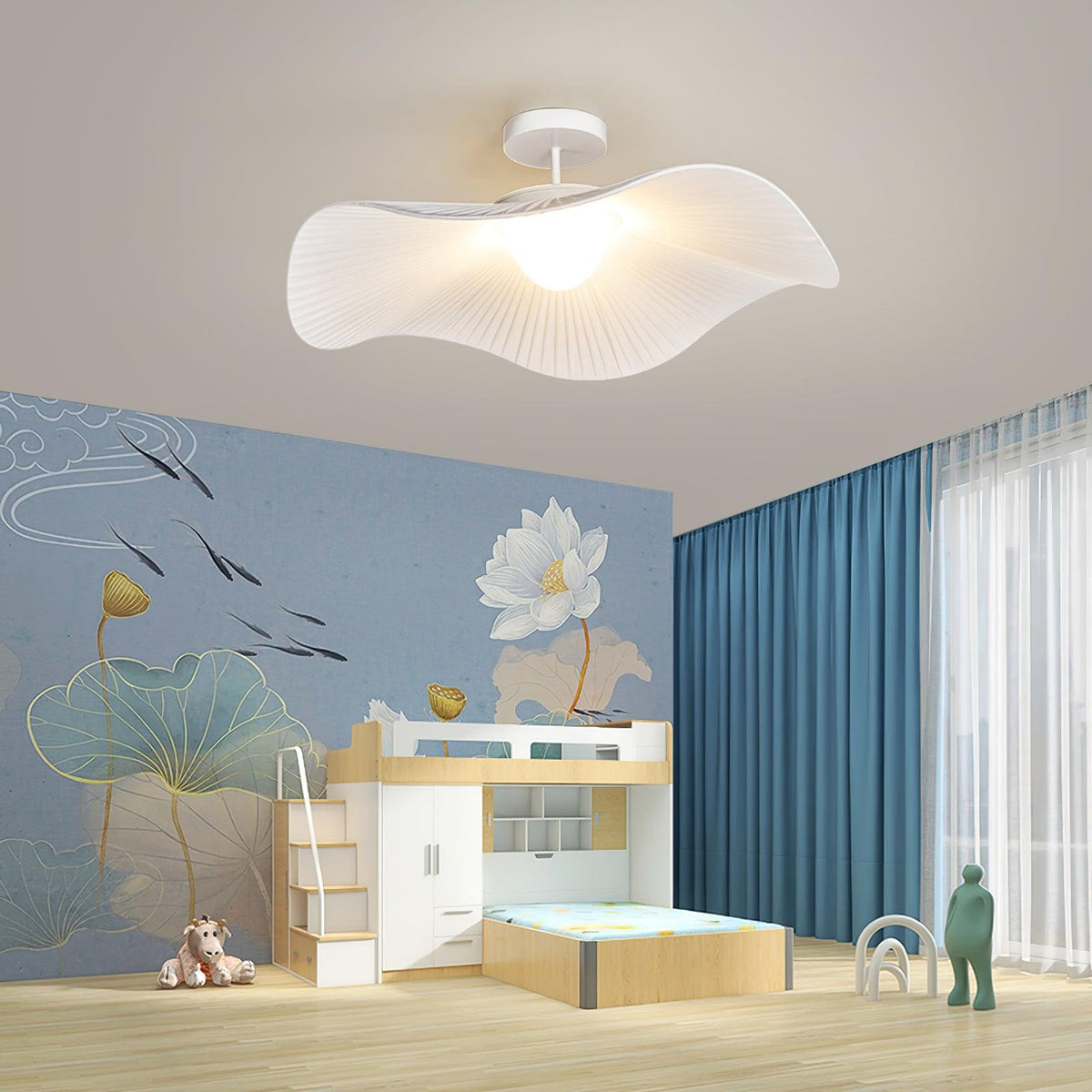 White Cloud LED Children's Ceiling Light, alternative view 3
