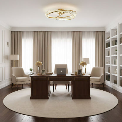 Crystal Ring LED Ceiling Light, alternative view 7