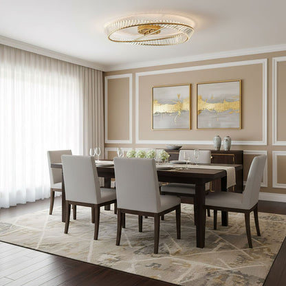 Crystal Ring LED Ceiling Light, alternative view 5