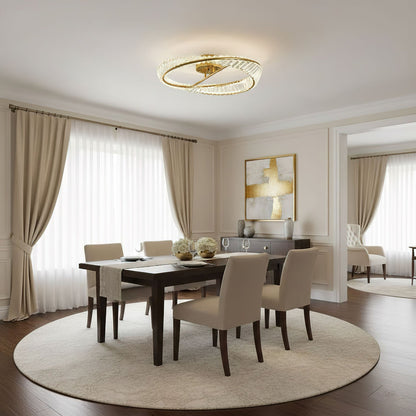 Crystal Ring LED Ceiling Light, alternative view 6
