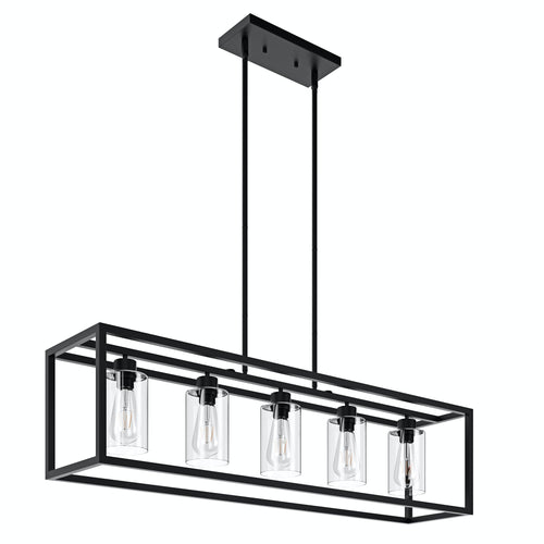 5-Lights Industrial Linear Kitchen Island Lights – Everden Living