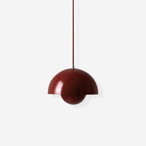 Dome Shade Pendant Light With Floating Globe Diffuser – Everden Living