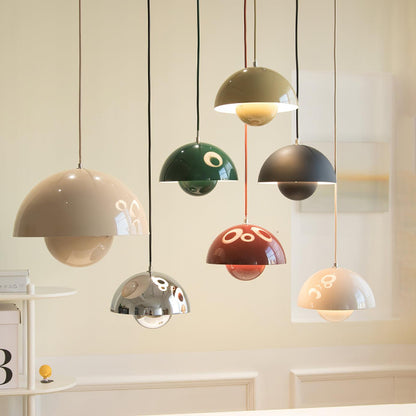 Dome Shade Pendant Light With Floating Globe Diffuser – alternative view 3