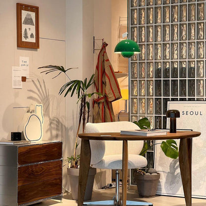 Dome Shade Pendant Light With Floating Globe Diffuser – alternative view 4