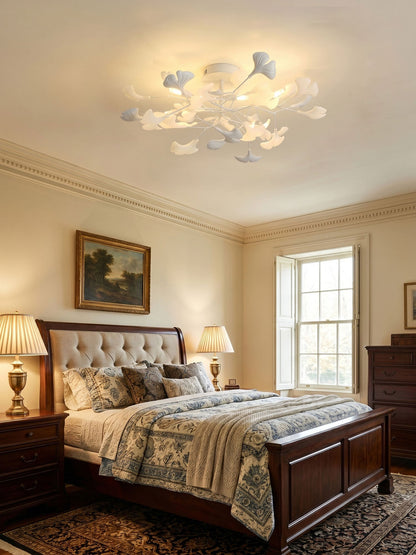 Ginkgo Rotating Ceramic Flush Ceiling Light, alternative view 5