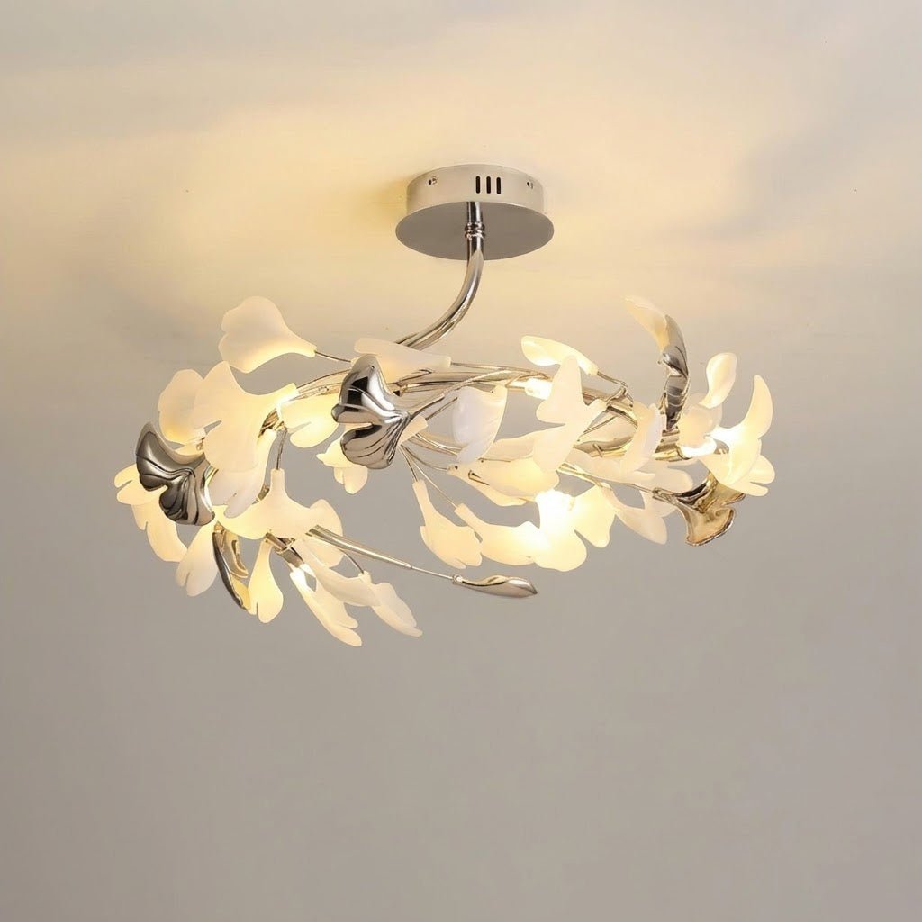 Ginkgo Rotating Ceramic Flush Ceiling Light, alternative view 14