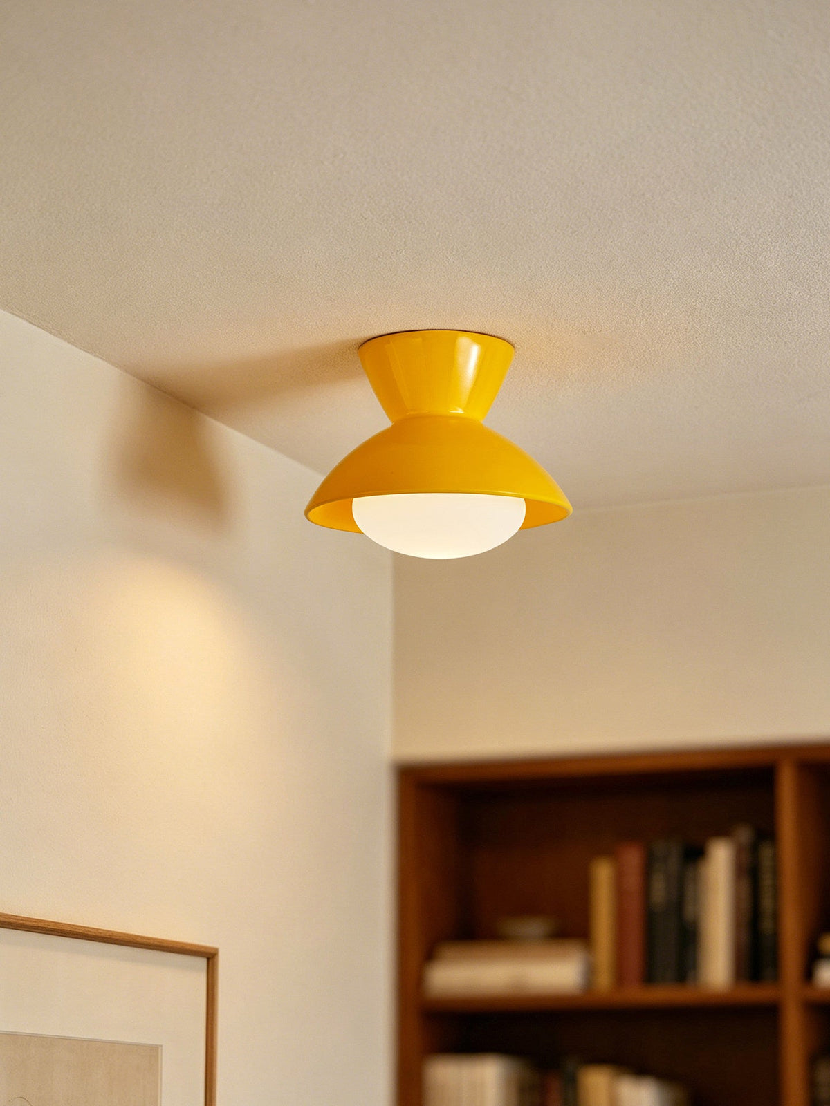 Gourd-Shaped Resin Flush Ceiling Light, alternative view 3