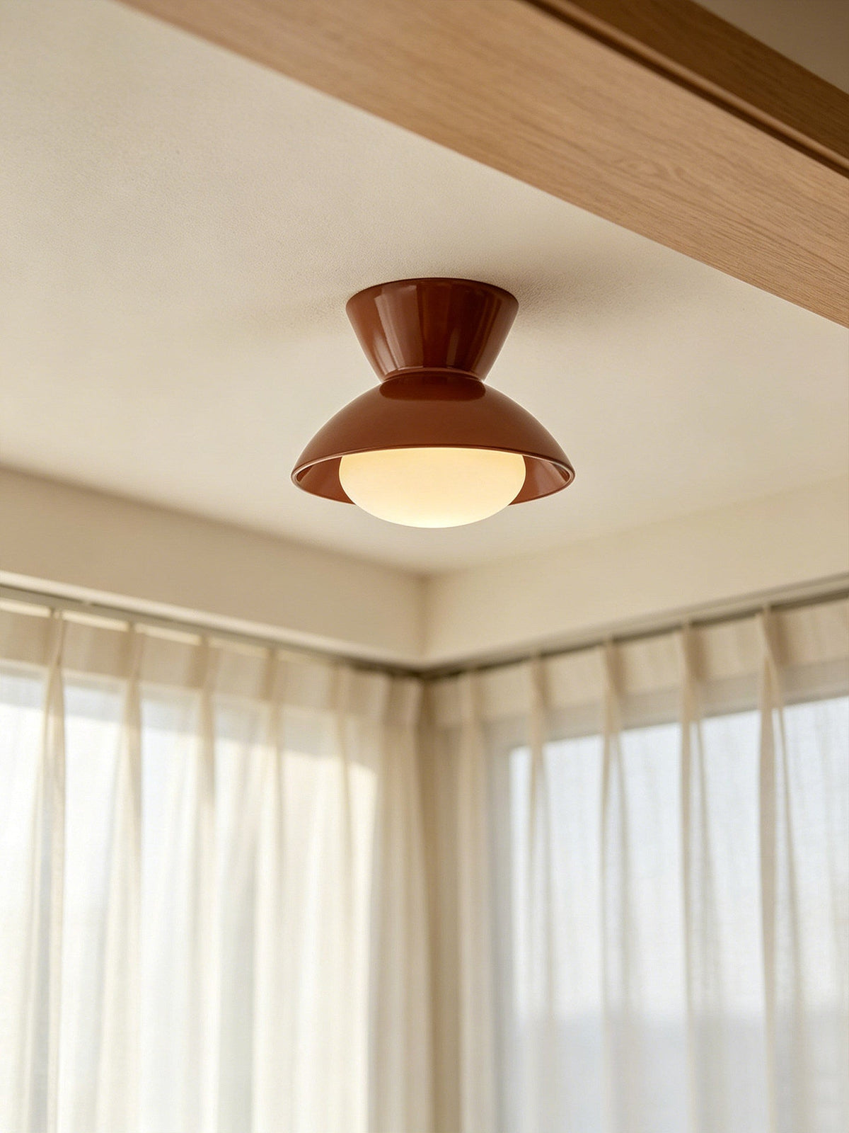 Gourd-Shaped Resin Flush Ceiling Light, alternative view 5