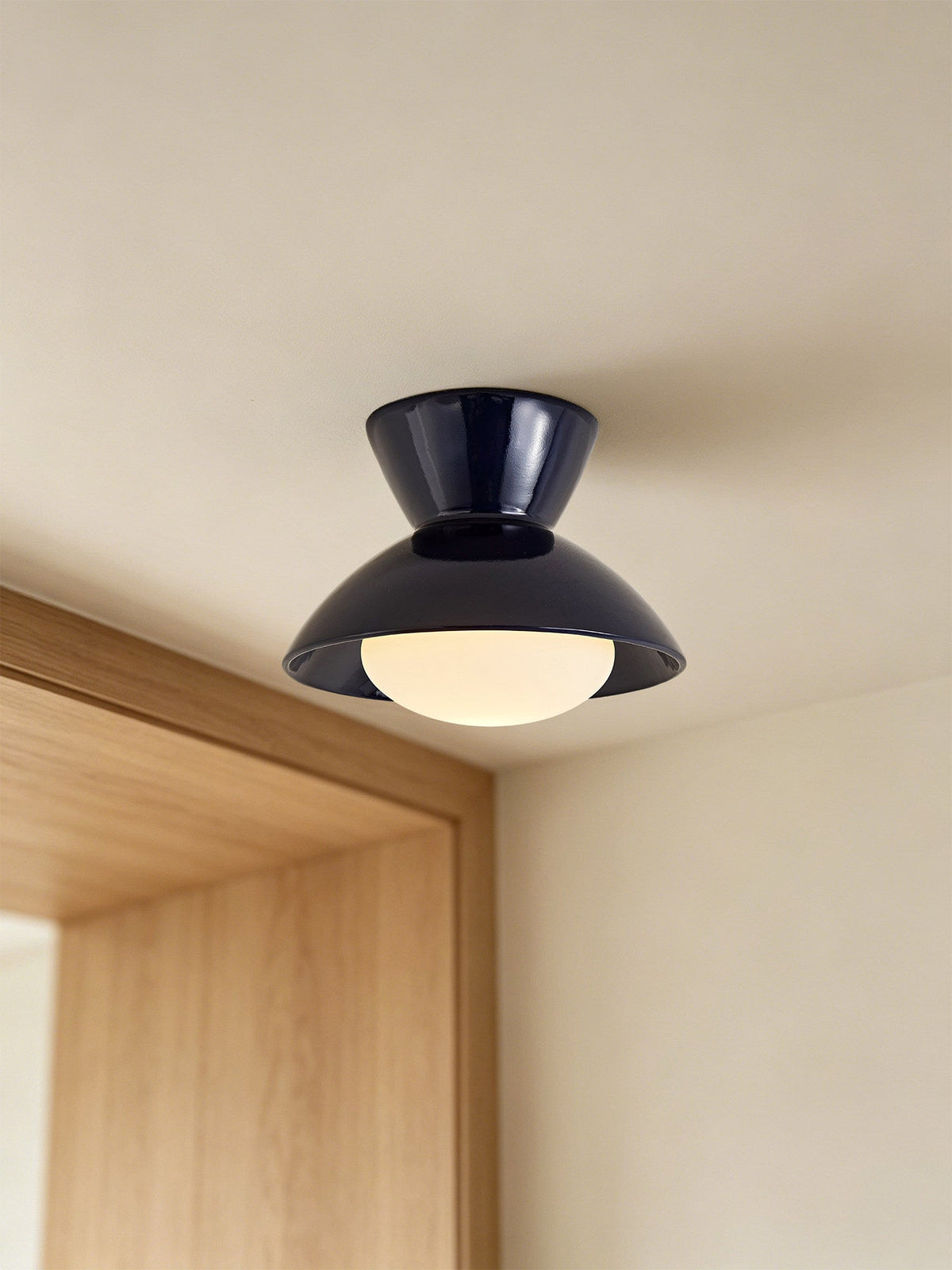 Gourd-Shaped Resin Flush Ceiling Light, alternative view 2