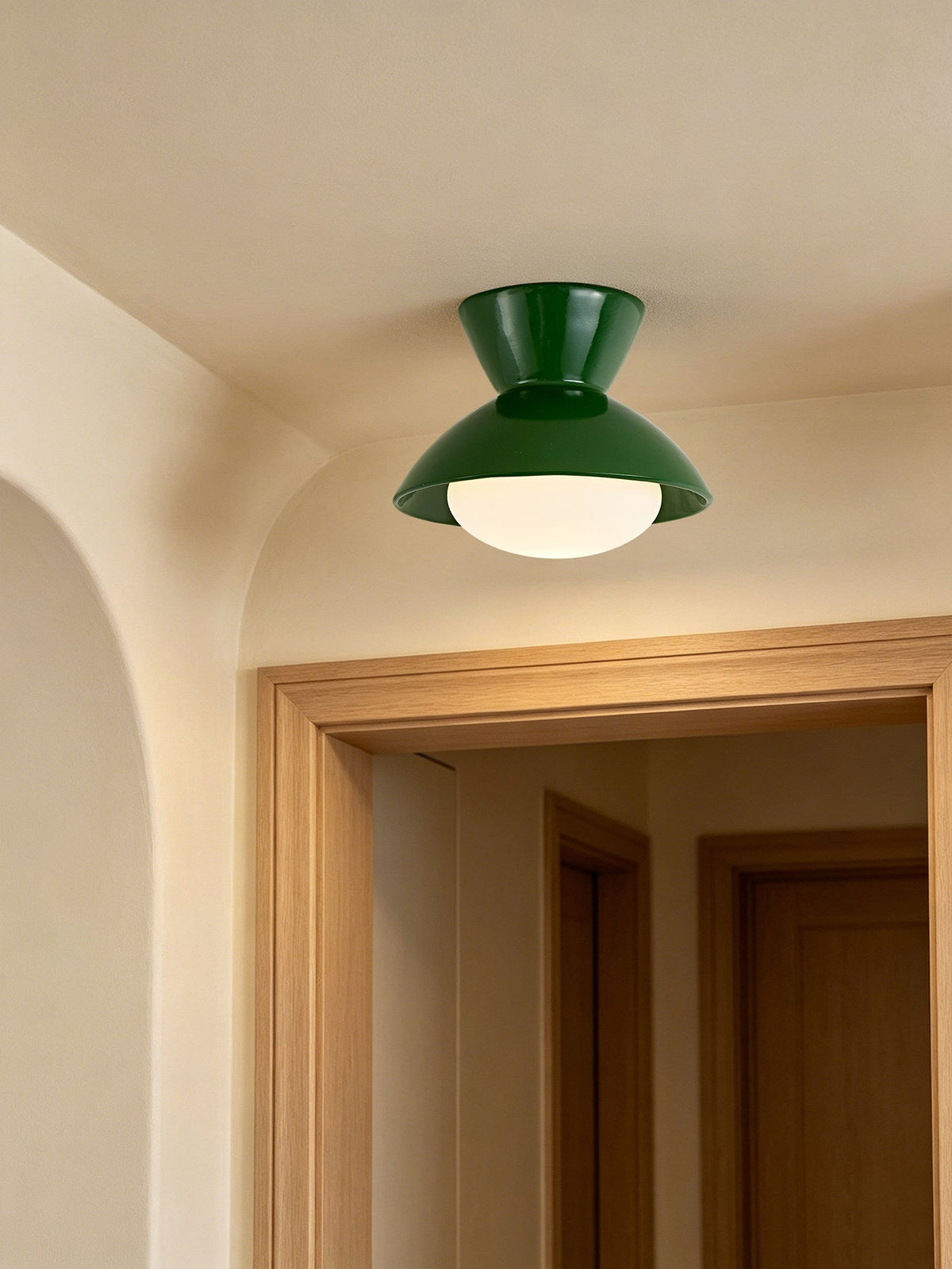 Gourd-Shaped Resin Flush Ceiling Light, alternative view 4