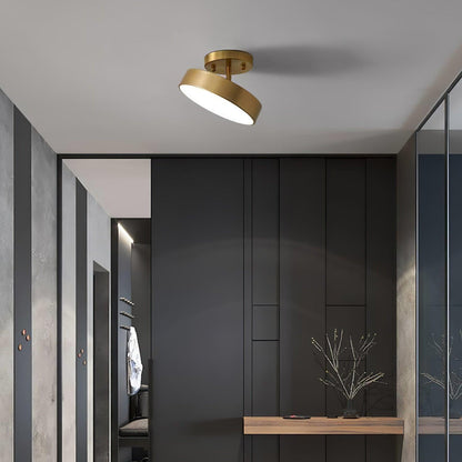 Adjustable Rotating Brass Ceiling Light, alternative view 5