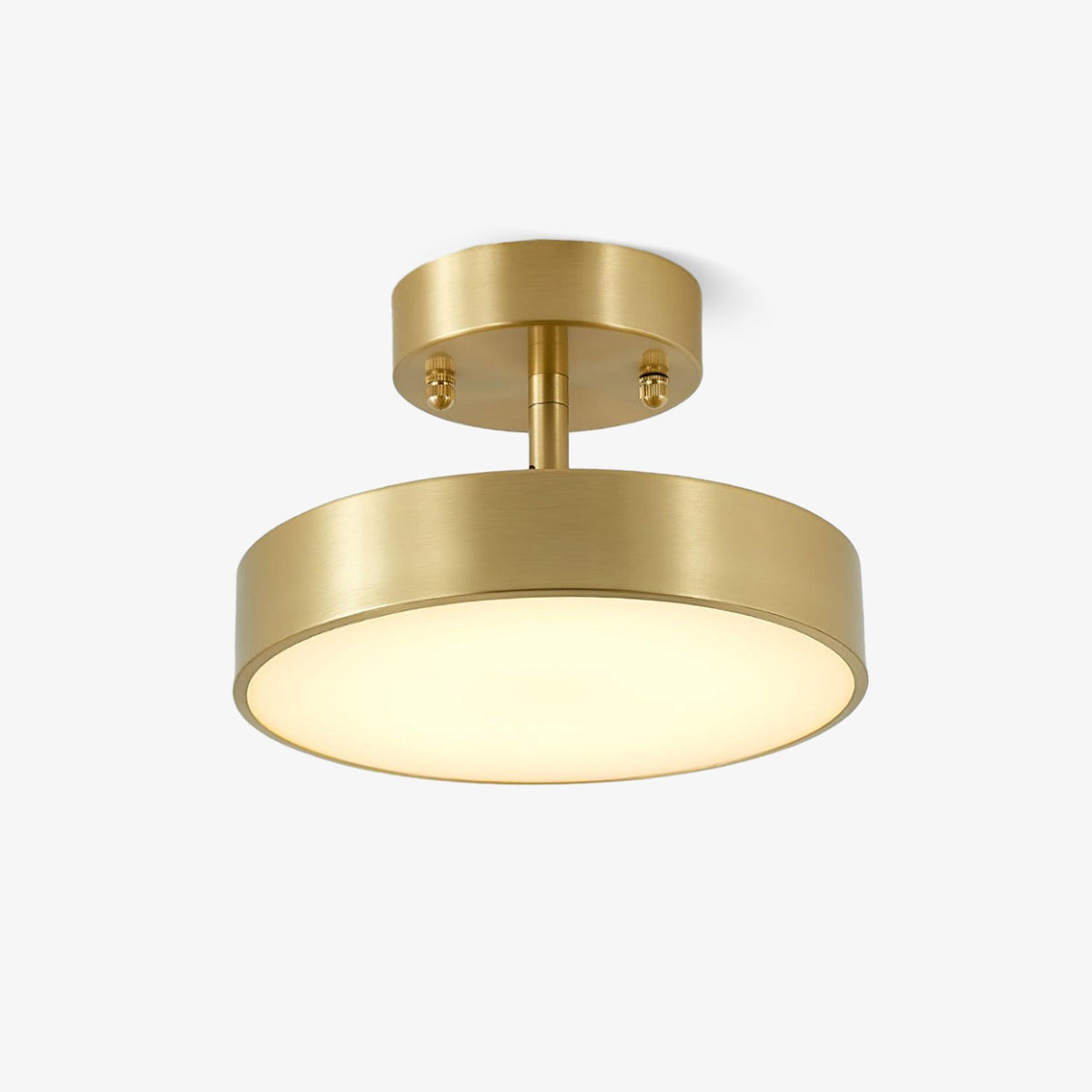 Adjustable Rotating Brass Ceiling Light by Everden Living