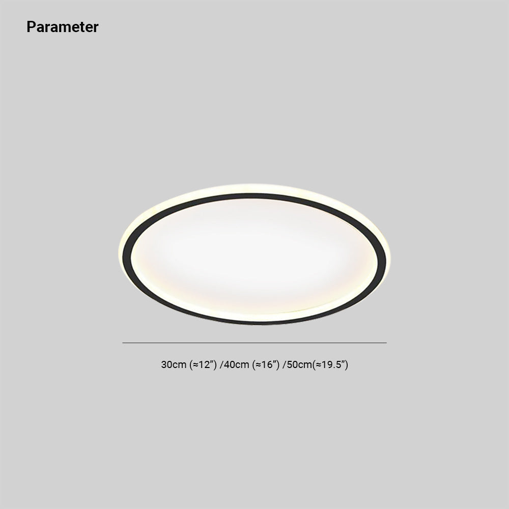 Quasso Flush Mount Ceiling Light Modern LED Round – alternative view 7