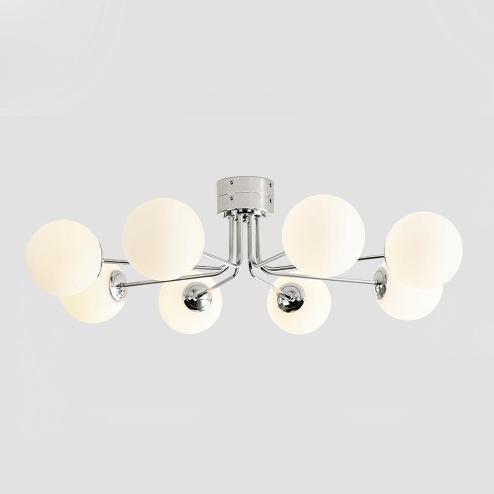 Mid-Century Opal Glass Ceiling Light, alternative view 4