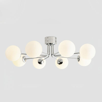Mid-Century Opal Glass Ceiling Light, alternative view 4