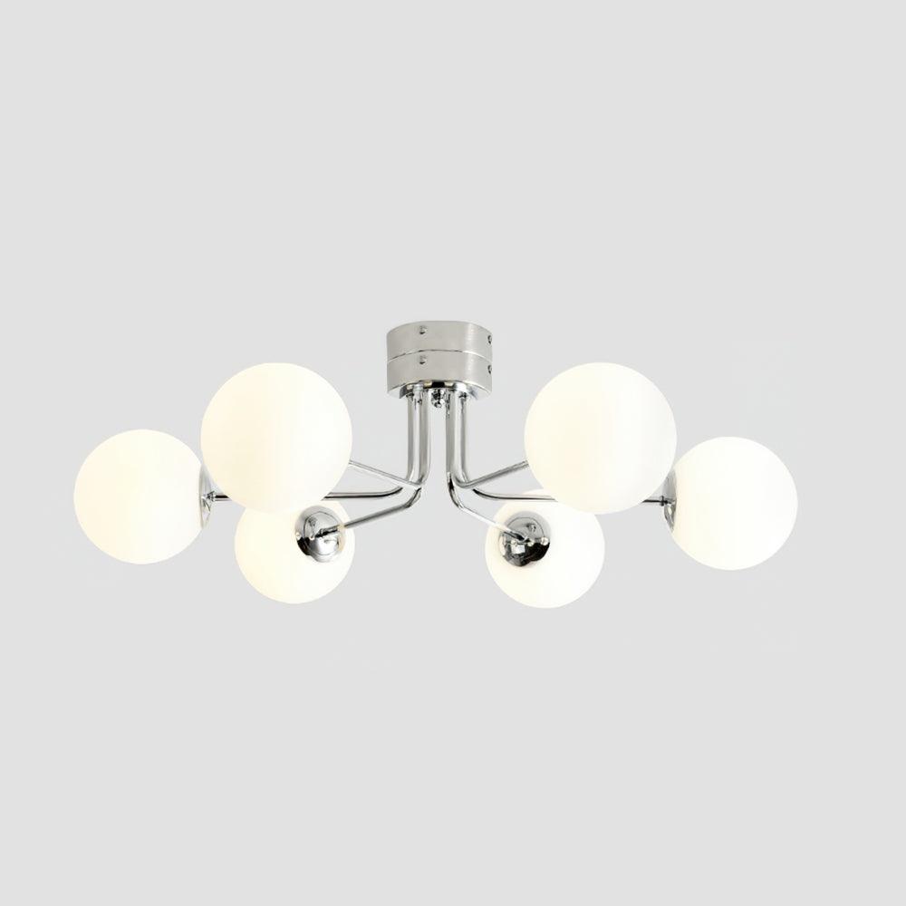 Mid-Century Opal Glass Ceiling Light, alternative view 5