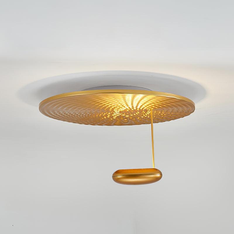 Mid-Century Gold Ceiling Light, alternative view 10