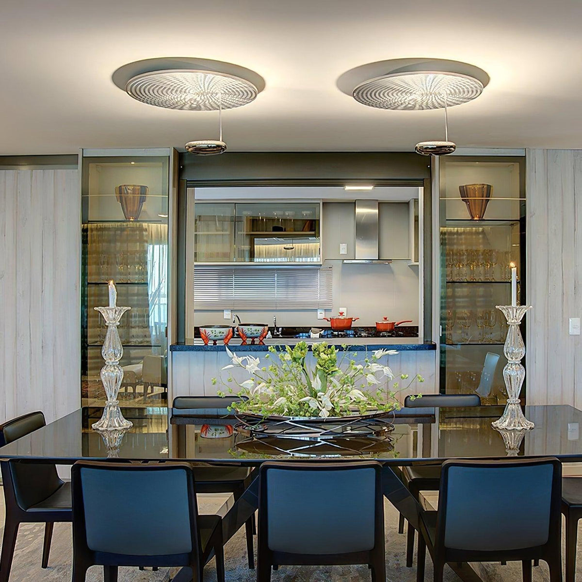 Mid-Century Gold Ceiling Light, alternative view 4
