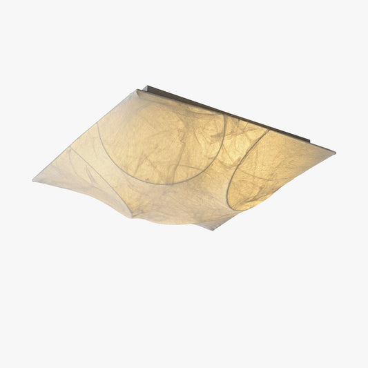 Mulberry Silk Flush Ceiling Light by Everden Living